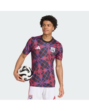 adidas Olympique Lyonnais 25/26 Pre-Match Jersey - Purple
