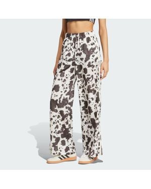 adidas Trousers Adidas Wide Leg Pants/ Off - Multicolour