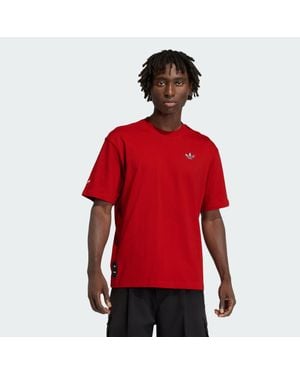 adidas Archive Country Flag T-Shirt - Red