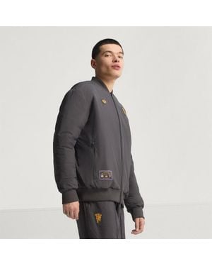 adidas Manchester United Terrace Icons Jacket - Grey
