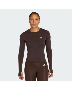 adidas Primelift Essentials Workout Contour Long Sleeve - Brown