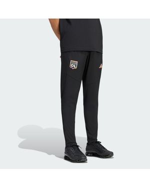 adidas Olympique Lyonnais Tiro Travel Tracksuit Bottoms - Grey