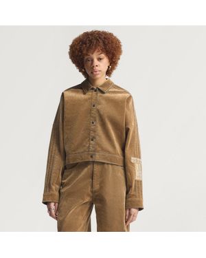 adidas Adibreak Brushed Twill Jacket - Brown