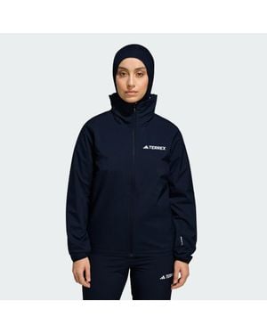 adidas Multi Essentials 2L Rain Jacket - Blue