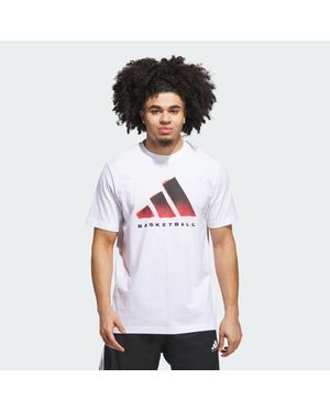 adidas Originals Basketball Graphic Tee - White