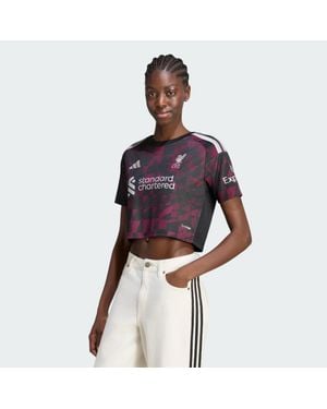 adidas Liverpool Fc 26/27 Third Jersey Crop - Black