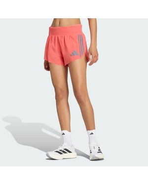 adidas Adizero Pro Running Pocket Shorts - Red