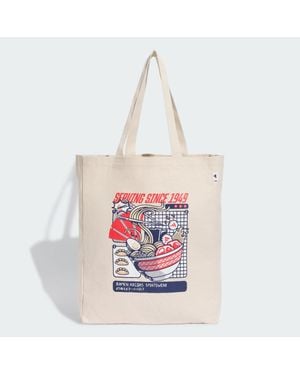 adidas Food Graphic Tote - White