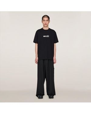 adidas Y-3 Refined Wool Straight Leg Tracksuit Bottoms - Black