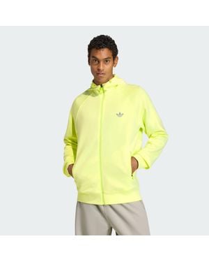 adidas Trefoil Essentials Spacer Fullzip Hoodie - Yellow