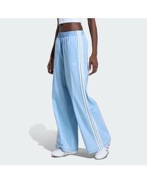 adidas Originals Summer Glow Denim Wide Leg Trousers - Blue