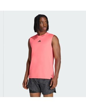 adidas D4T Primelift 3 Stripes Tank Top - Pink