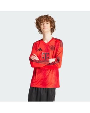 adidas Originals Fc Bayern 24/25 Long Sleeve Home Jersey - Red