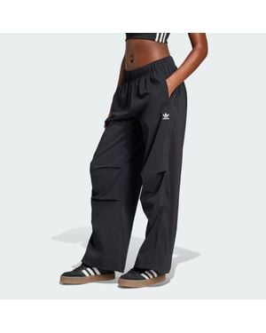 adidas Essentials Ripstop Parachute Trousers - Black