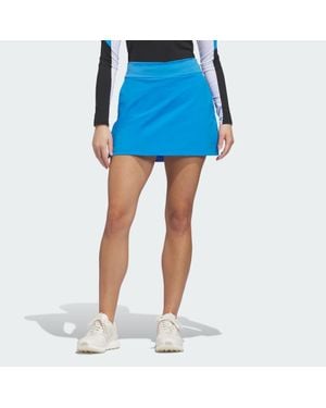 adidas Beyond The Course Side-Snap Twistweave Skirt - Blue