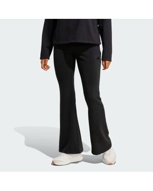 adidas Seasonal Essentials French Terry Flared Joggers - Black