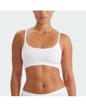 adidas Paquete De Dos Sujetadores Sin Aros Active Modal Comfot - Blanco