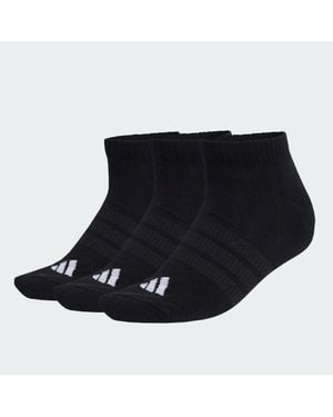 adidas Cushioned Essentials Low Cut Socks 3 Pair Pack - Black