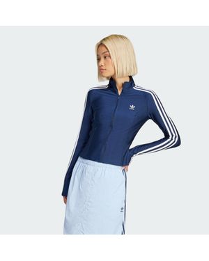adidas Originals Adicolor 3-Stripes Slim Track Top - Blue