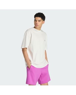 adidas Trefoil Essentials Spacer Loose T-Shirt - Purple