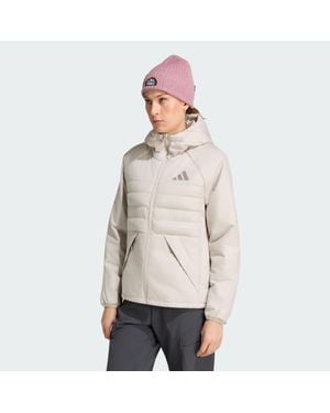 adidas Chaqueta Con Capucha Térmica Terrex Multi Climawarm - Neutro