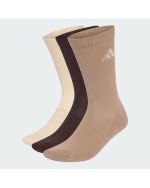 adidas Dämpfende Sportswear Crew Socken 3Er-Pack - Braun