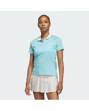 adidas Originals All Over Trefoil Polo Shirt - Blue