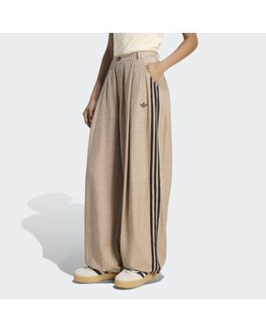adidas Checks Trouser Loose Trousers - Brown