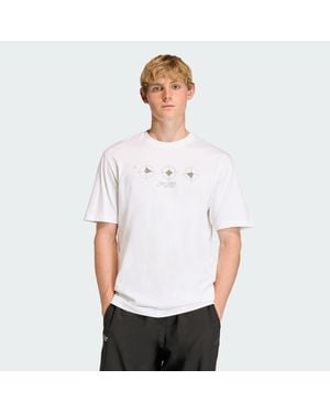 adidas Short Sleeve F50 Graphic T-Shirt - White