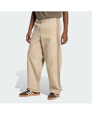 adidas 3-Streifen Hose Mit Faltendetail - Natur