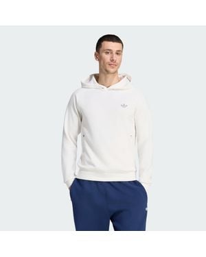 adidas Trefoil Essentials Spacer Hoodie - White