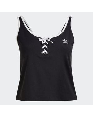 adidas Always Original Laced Tank Top (Plus Size) - Black