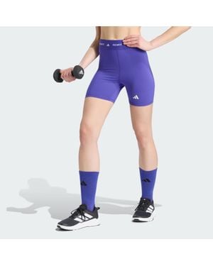 adidas Techfit Short Leggings - Blue