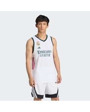 adidas Real Madrid Basketball Heimtrikot - Weiß