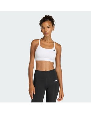 adidas Sujetador De Entrenamiento Para Poco Impacto Optime Essentials - Blanco