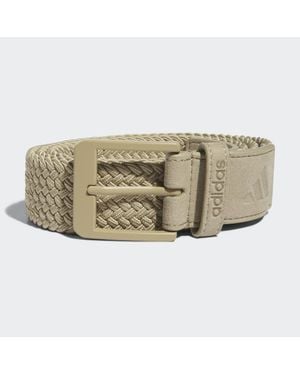 adidas Golf Braided Stretch Belt - Natural