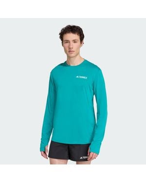 adidas Terrex Xperior Climacool+ Long Sleeve Long-Sleeve Top - Blue