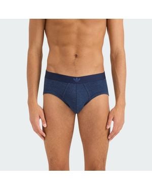 adidas Calzoncillos Comfort De Mezcla De Algodón (Pack De 2) - Azul