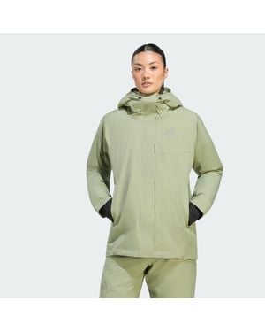adidas Terrex Multi 2 Layer Climaproof Insulated Jacket - Green