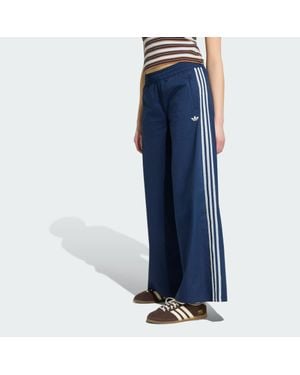 adidas Originals Summer Glow Wide Leg Trousers - Blue