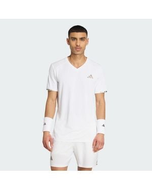 adidas Tennis Climacool + Freelift T-Shirt Pro - White