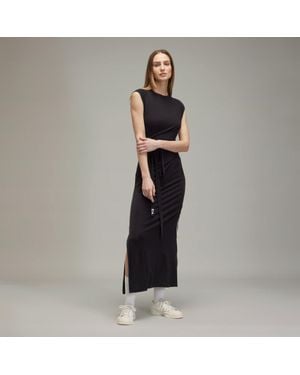 adidas Y-3 Tencel Stripes Dress - Black