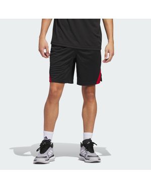 adidas Legends 3-Stripes Basketball Shorts - Black