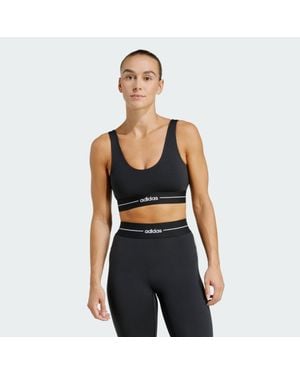adidas Hyperglam Light Support Bra - Black