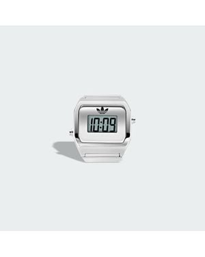 adidas Two Ring Sst Digitale Armbanduhr - Weiß