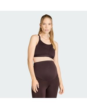 adidas Optime Workout Medium Support Bra Maternity - Black