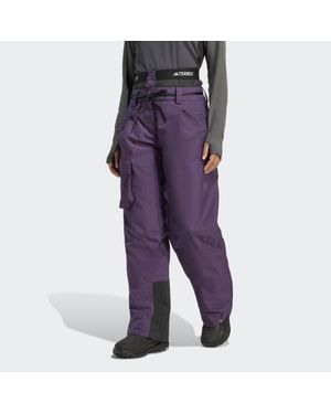 adidas Terrex Xploric 2 Layer Insulated Climaproof Tracksuit Bottoms - Purple