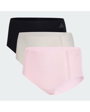 adidas Active Micro Flex 3 Pack Brief Underwear - White