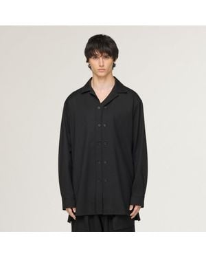 adidas Y-3 Wool Adaptive Overshirt - Black