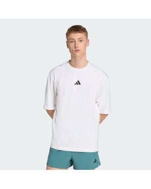 adidas Primelift Workout Oversize T-Shirt - White